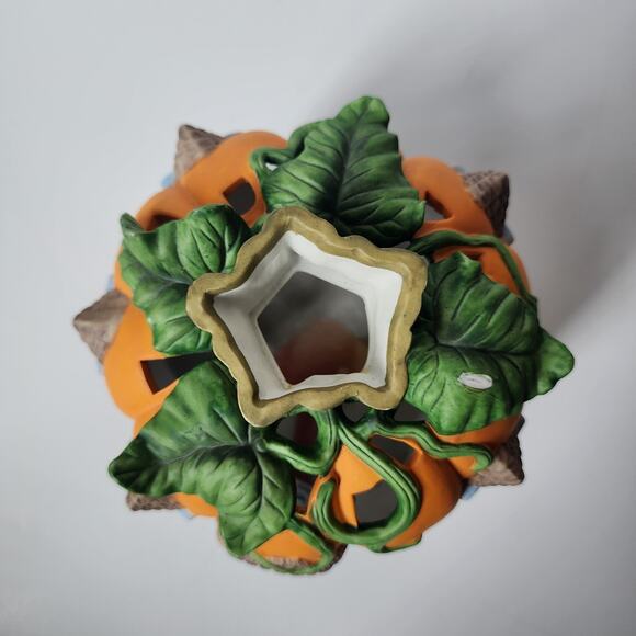 Partylite Harvest Pumpkin Tea Light House - P7316 Retired Halloween Decor - Picture 6 of 8